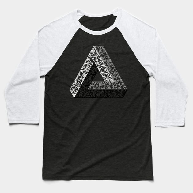 Impossible Triangle Baseball T-Shirt by TRIME